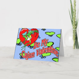Cajun Valentine Helgkort