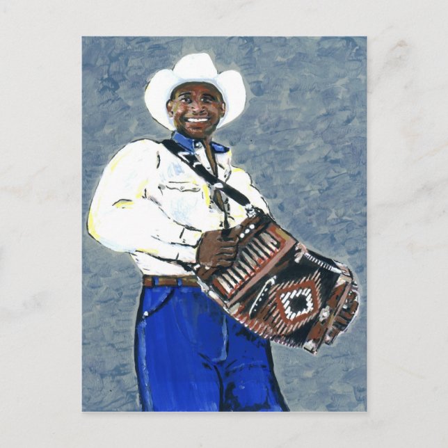 Cajun Zydeco-musik Vykort (Framsida)