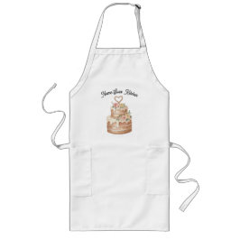 Cake Apron - Custom Name Baker Gift Långt Förkläde