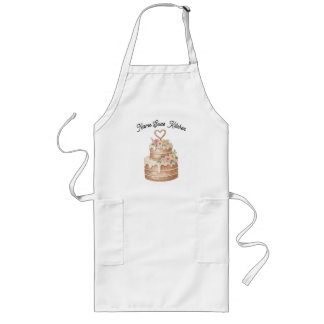 Cake Apron - Custom Name Baker Gift Långt Förkläde