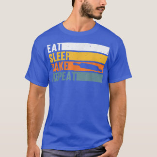 Cake Bakers Baking Chefs Baking Lovers Eat Sleep B T Shirt