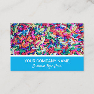 Cake Baking Confectionary Candy Visitkort