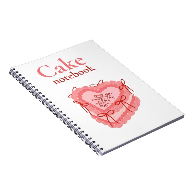 Cake Baking Journal for Favorite Recipes Anteckningsbok (Högra Sidan)