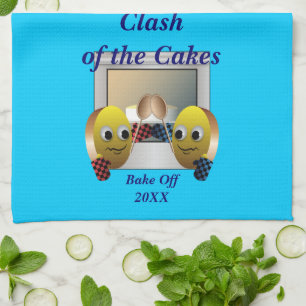 Cake Baking Tävling Kökshandduk