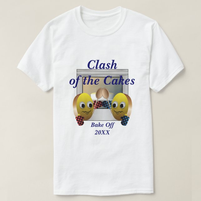 Cake Baking Tävling Tee Shirt (Design framsida)