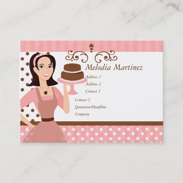 Cake Beauty Visitkort (Framsida)