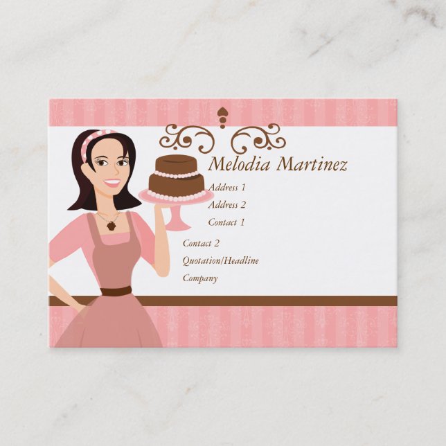 Cake Beauty Visitkort (Framsida)