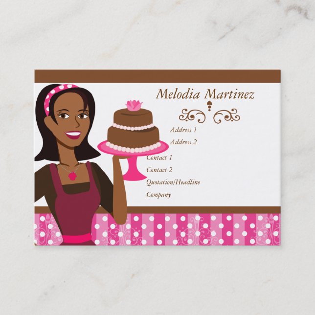 Cake Beauty Visitkort (Framsida)