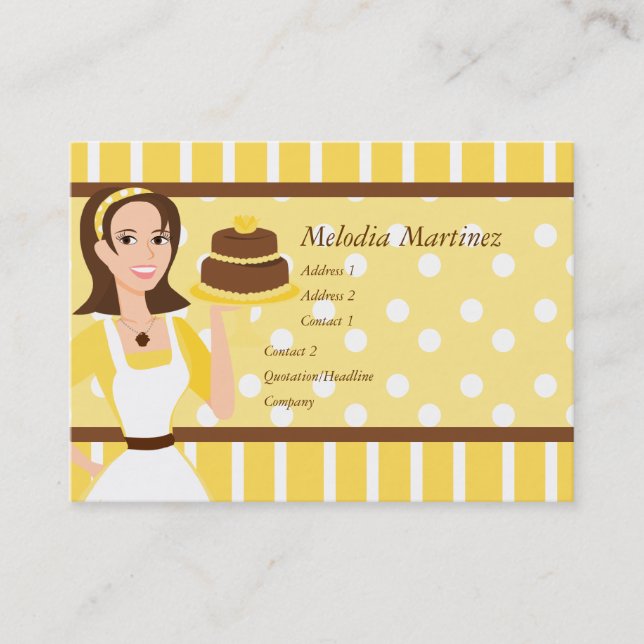 Cake Beauty Visitkort (Framsida)