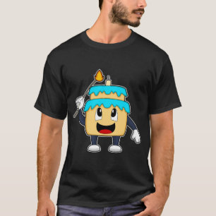 Cake Birthday Candle T Shirt