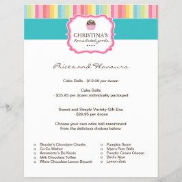Cake Boll Pris List Flyer
