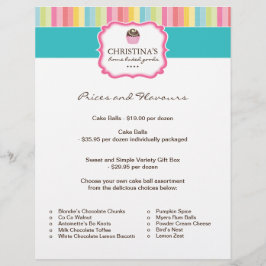 Cake Boll Pris List Flyer