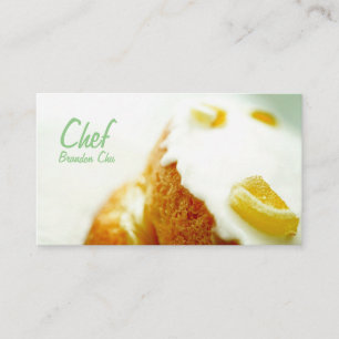 Cake Chef-Affärskort Visitkort