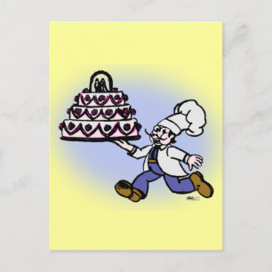 Cake Chef Vykort