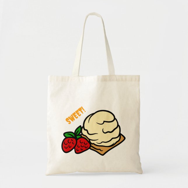 Cake Cute Design Tote bags Tygkasse (Framsidan)