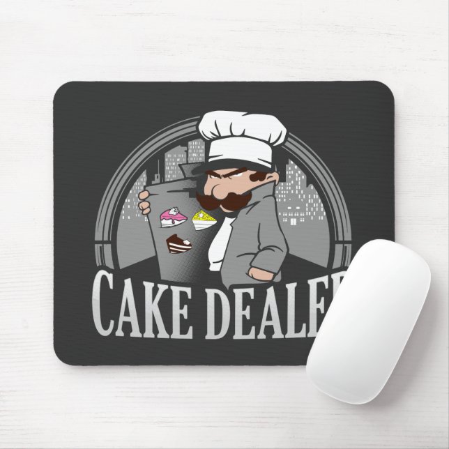 Cake Dealer Funny Bakery Owner Gag Musmatta (Med mus)