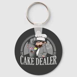 Cake Dealer Funny Bakery Owner Gag Nyckelring