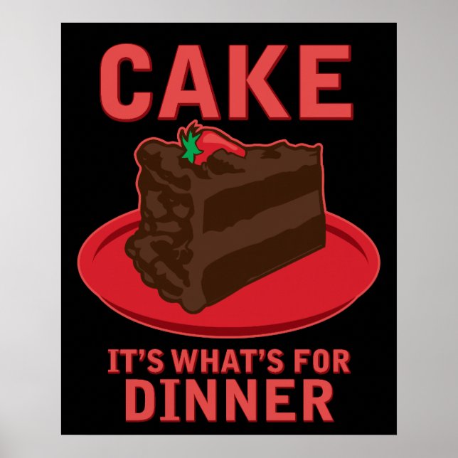 Cake, det är vad för DInner Poster (Framsidan)