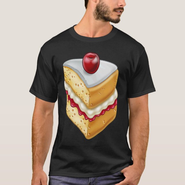 Cake gör allt okej för bagare t shirt (Framsida)