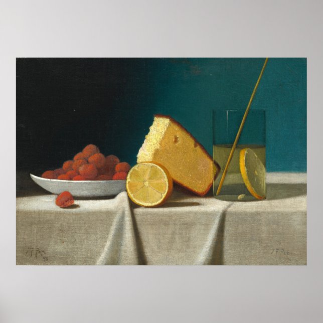 Cake - John Frederick Peto Fine Art Poster (Framsidan)