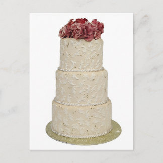 Cake Lagrar Bröllop Vykort