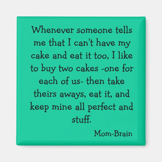 Cake magnet (Framsidan)