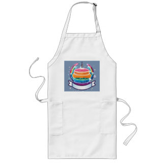 "Cake Pastry Print Design Apron - Sweet and Stylis Långt Förkläde