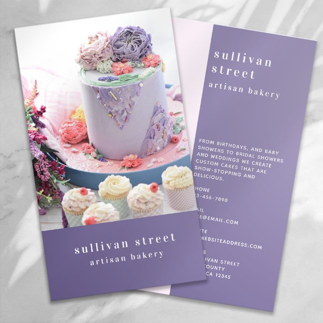 Cake Photo Artisan Bakery Visitkort (Skapare uppladdad)