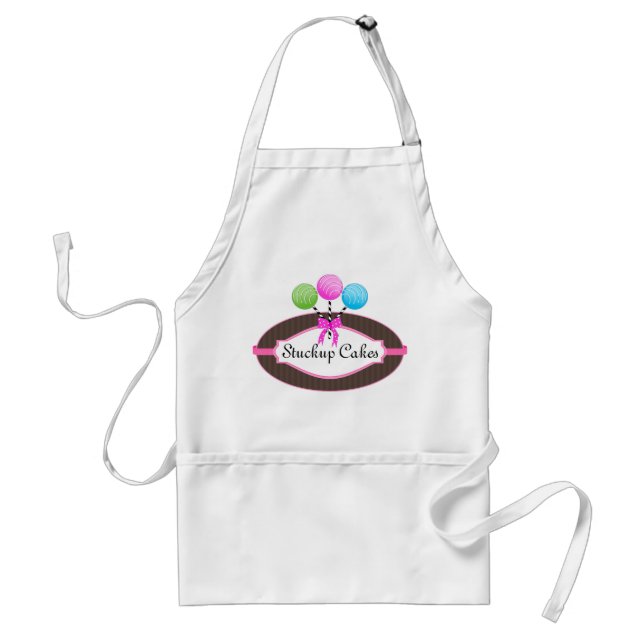 Cake Pops Anpassningsbar Apron Förkläde (Framsidan)