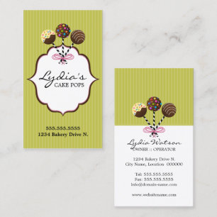 Cake Pops Bageri Visitkort