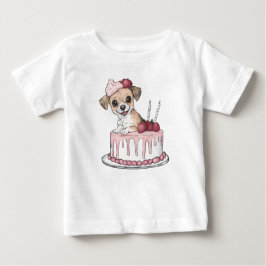 Cake Puppy Joy T Shirt