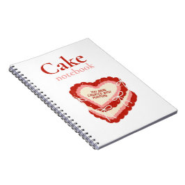 Cake Recipe Notebook for Home Bakers Anteckningsbok