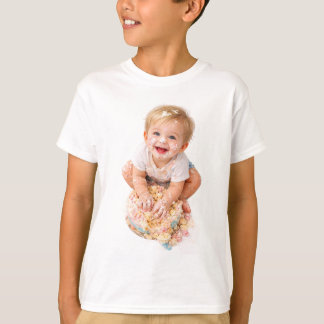 Cake Smash Baby First Birthday T-Shirt