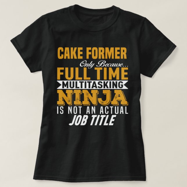 Cake Tidigare T Shirt (Design framsida)