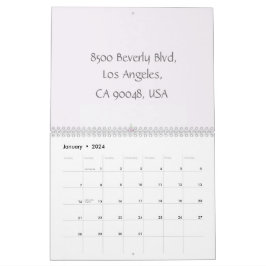 Cake Vattencolor Business Kalender