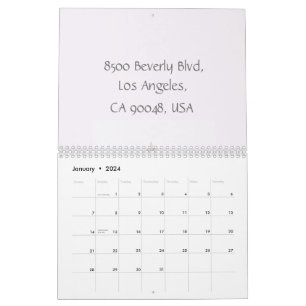 Cake Vattencolor Business Kalender