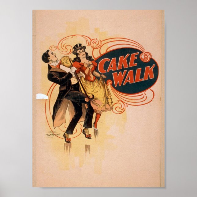 Cake Walk Retro Theater Poster (Framsidan)