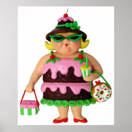 Cake Woman Poster