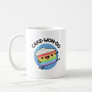 Cake-won-do Funny Taekwondo Cake Pun Kaffemugg
