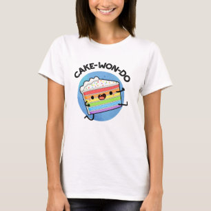 Cake-won-do Funny Taekwondo Cake Pun T Shirt