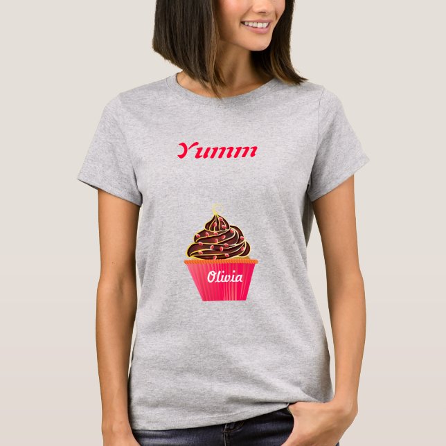 CakeCute-Muffinsar Tee Shirt (Framsida)