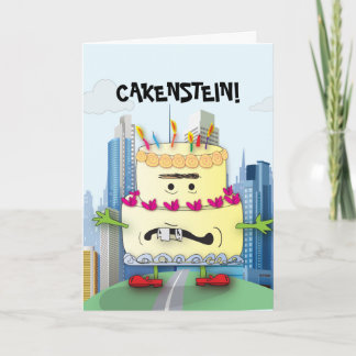Cakenstein! Födelsedagskort Kort