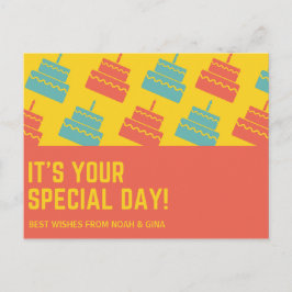 Cakes Birthday Vykort