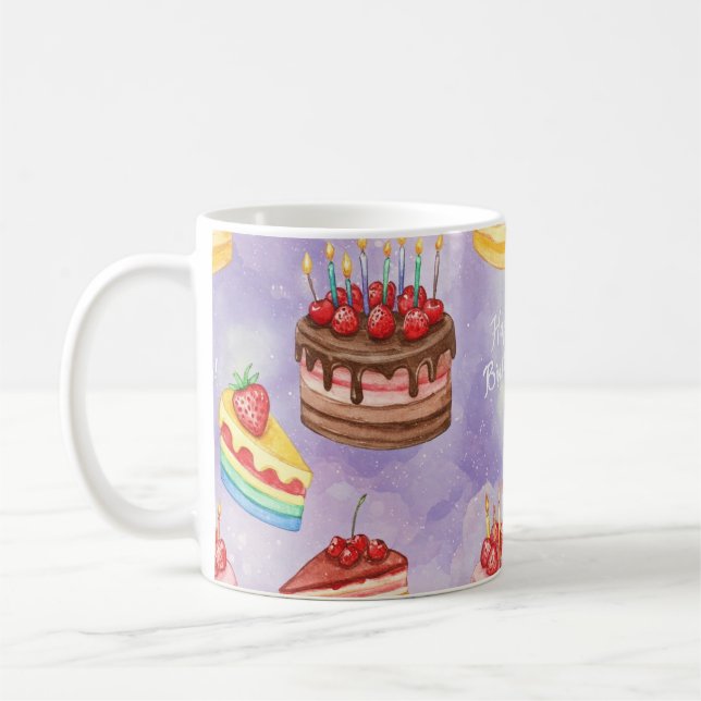 Cakes med Berries, av Natasha Us Kaffemugg (Vänster)