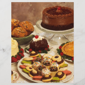 Cakes och sötsaker reklamblad