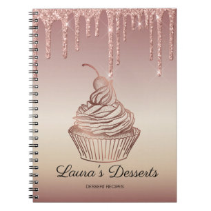Cakes & Sweets Cupcake efterrätter recept Anteckningsbok