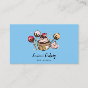Cakes & Sweets Cuptårta Hembakeribakverk Visitkort