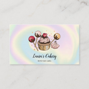 Cakes & Sweets Cuptårta HoloGraph Bakery Visitkort