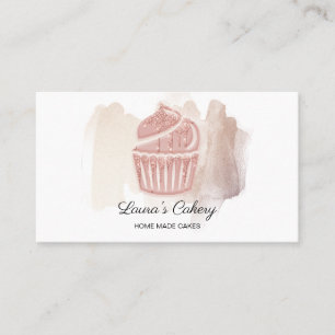 Cakes & Sweets Cuptårta Home Bakery Cute Modern Bu Visitkort