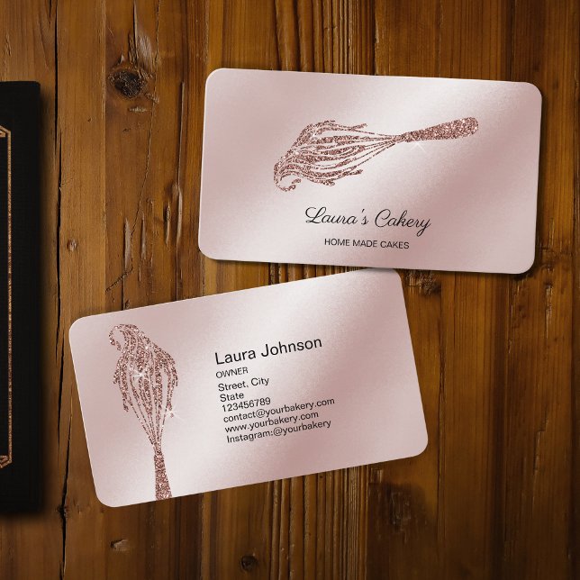 Cakes & Sweets Cuptårta Home Bakery Drickning Whis Visitkort (Skapare uppladdad)